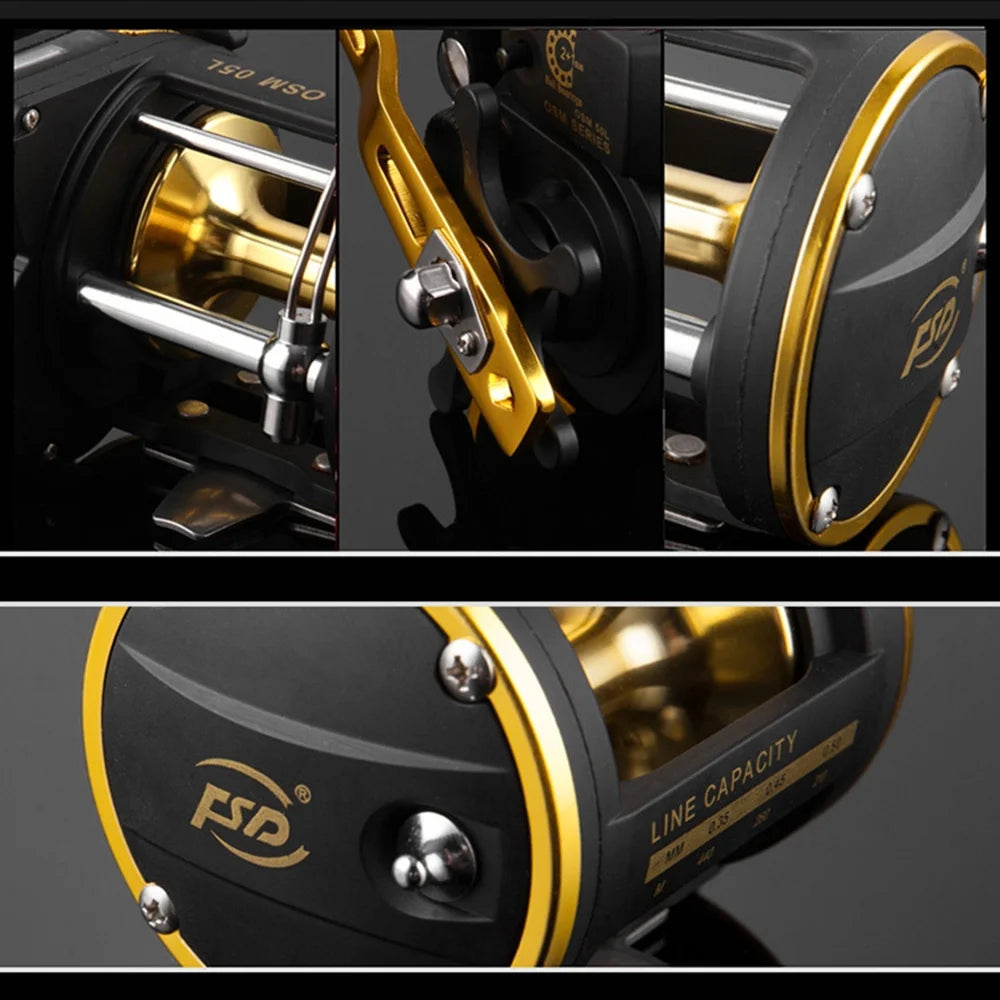 Full Metal Trolling Fishing Reel K7229