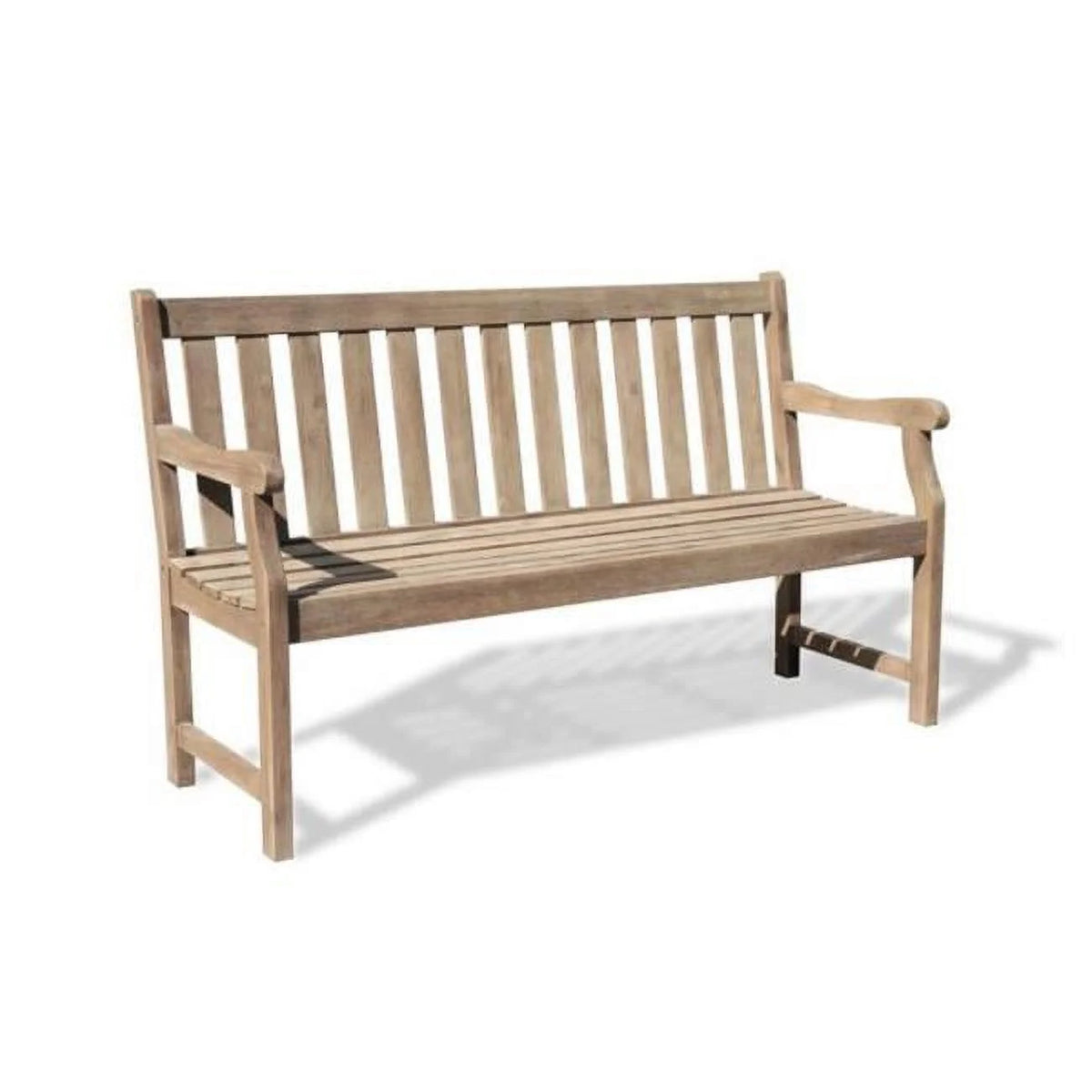 Hand-Scraped Hardwood Garden Bench Z353