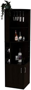 Black Corner Bar Cabinet J523027