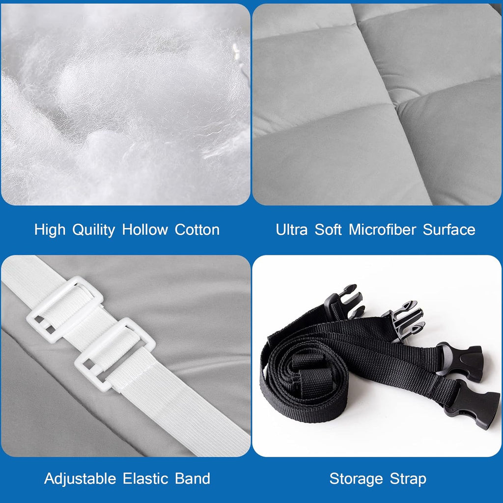Cot Sheets and Camping Cot Mattress Pad Topper O950