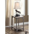 Weathered Oak End Table D55021