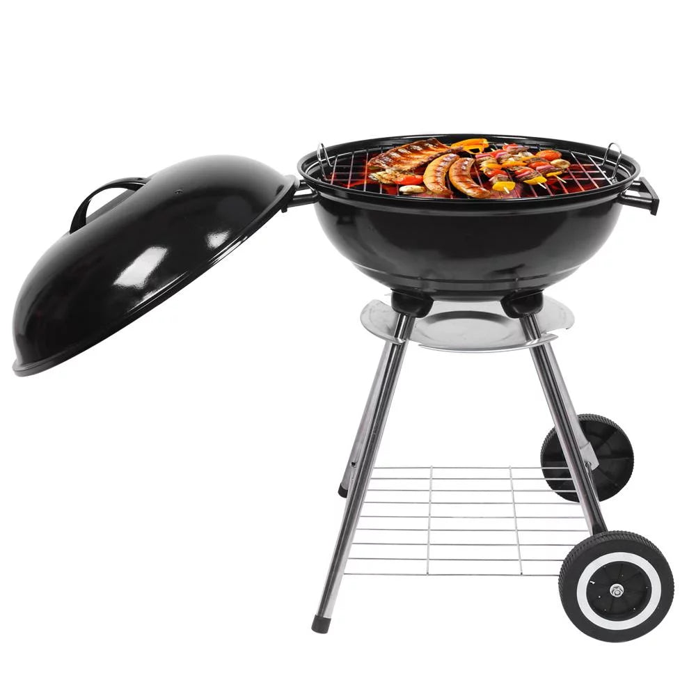 18" Portable Charcoal Grill with Wheels K41460