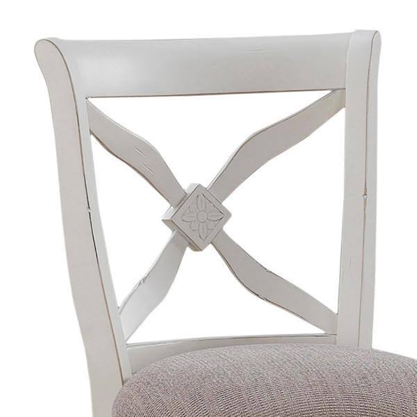 White Swivel Counter Stool Z9786