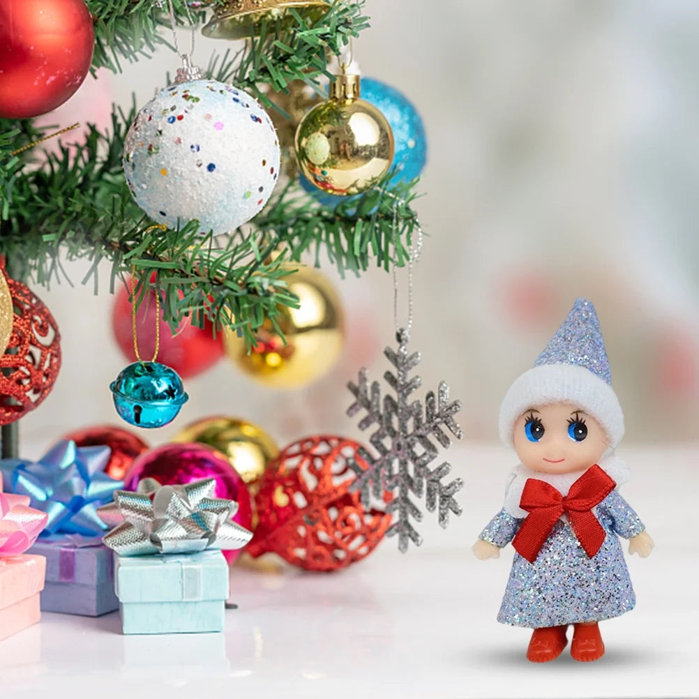 Christmas Tiny Elf Doll 4 Pcs Baby Elf Doll Toys C759