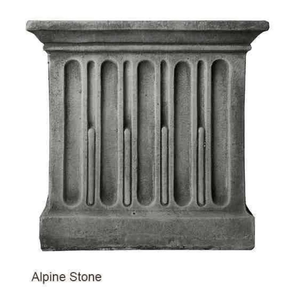 Aged Limestone Fluted Urn W873