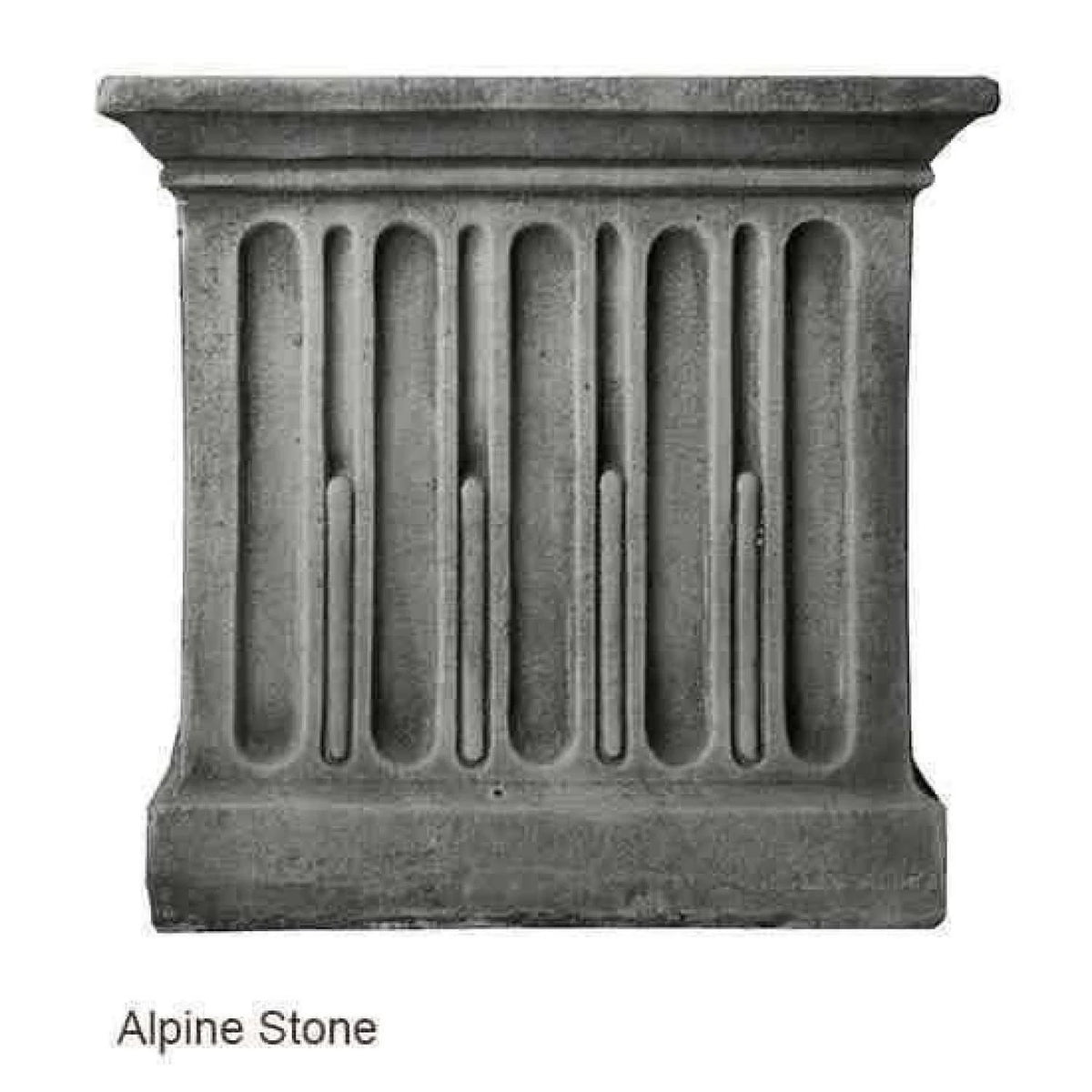 Aged Limestone Fluted Urn W873