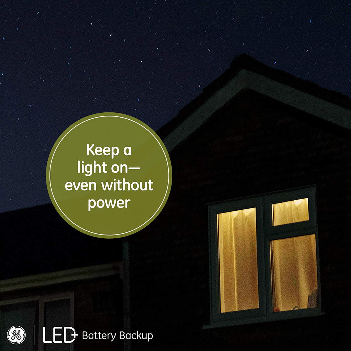 LED+ BR30 Indoor Floodlight LED Light Bulb with Battery Backup, Soft White, 1 Pack X134105