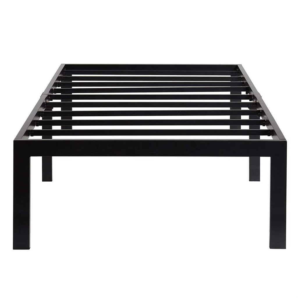 18-inch High Heavy Duty Black Metal Platform Bed Frame K15827