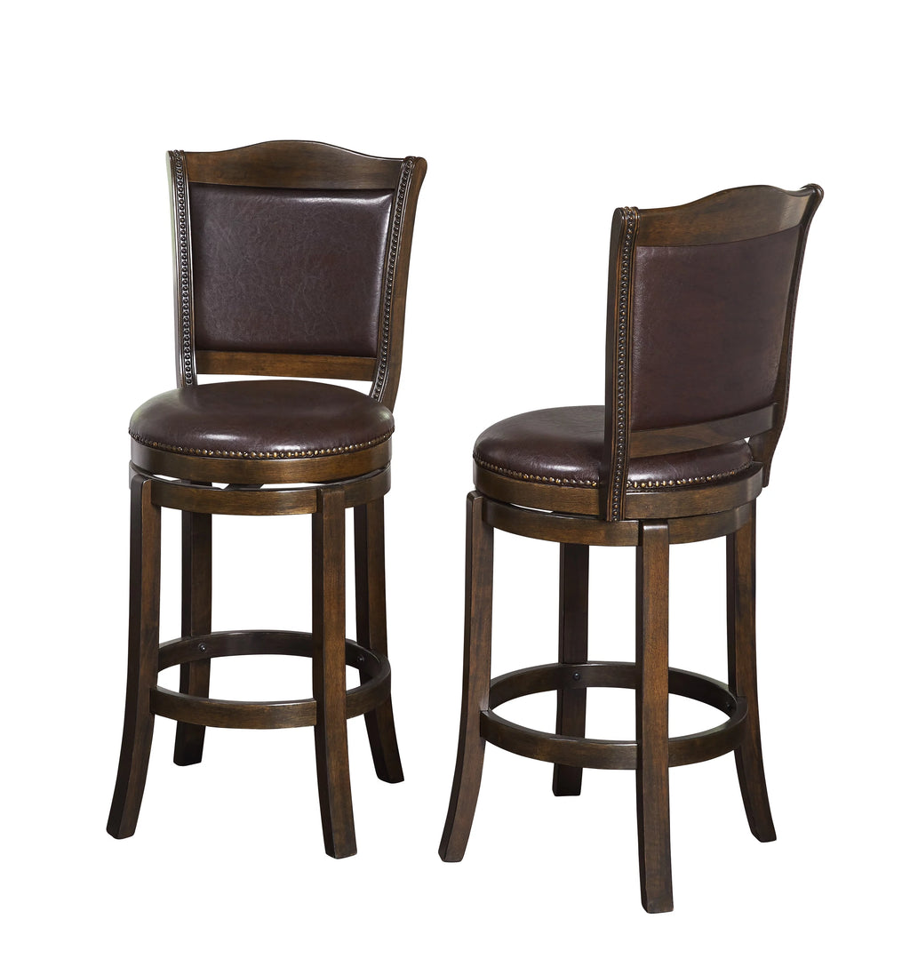 Brown 30" Set of 2 Barstools N9059