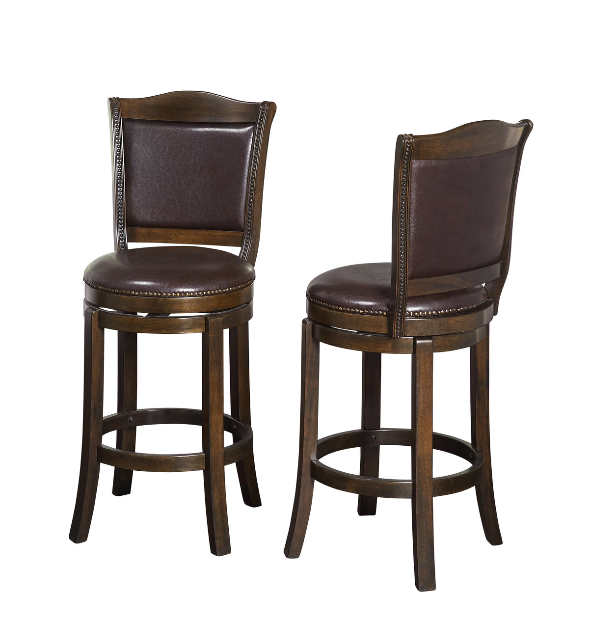 Brown 30" Set of 2 Barstools N9059
