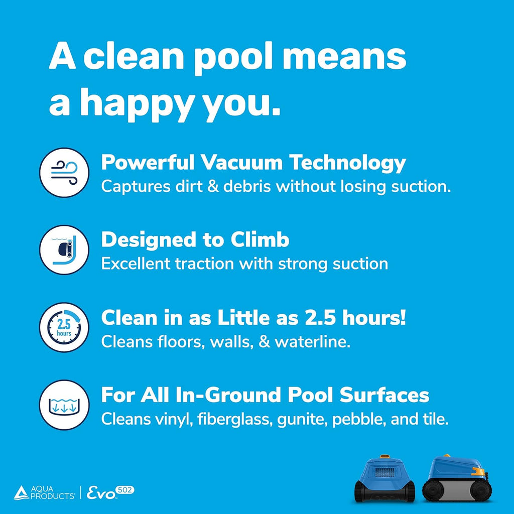 Robotic Pool Cleaner with 50ft Cable Length T9905