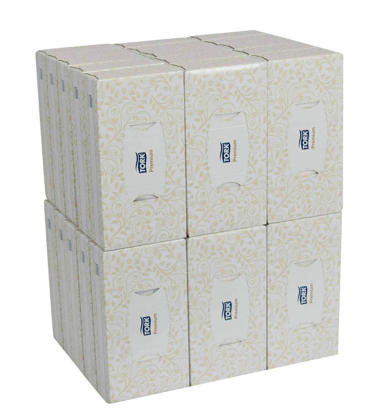 2-Ply White Facial Tissue, 100 Sheets/Box, 30 Boxes/Carton L196