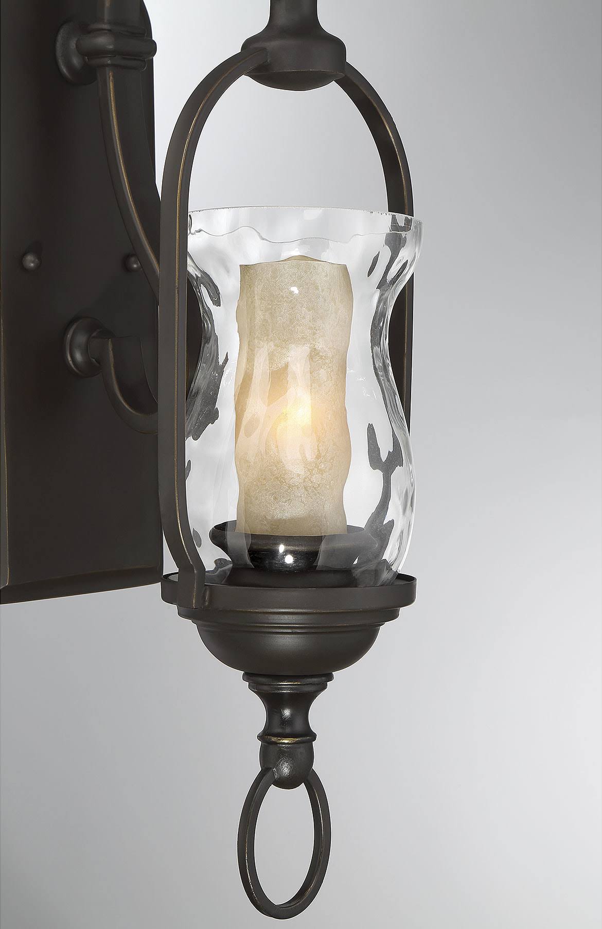 English Bronze 1-Light Sconce P13485