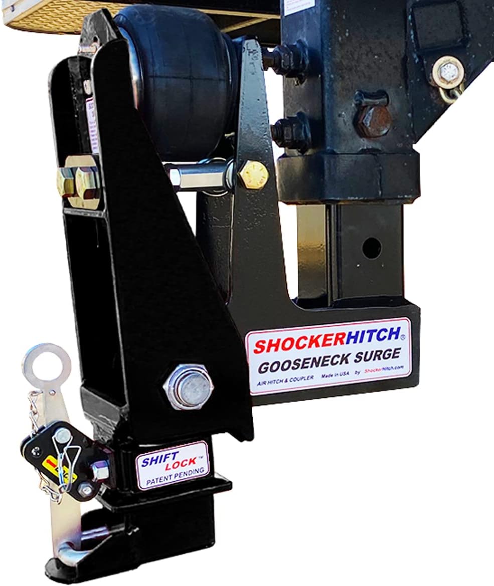 Gooseneck Air Hitch & Coupler, Square 3-15/16" StraightPin 30K SL E982241