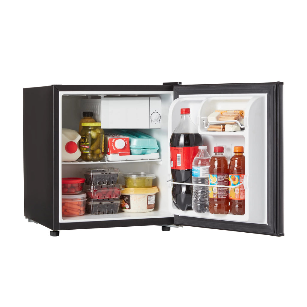 1.7 Cu ft Black Single Door Mini Fridge C809675