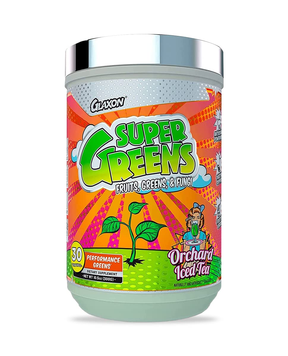 Super Greens Formula 30 Servings Orchard Iced Tea 10.50 Ounce J970