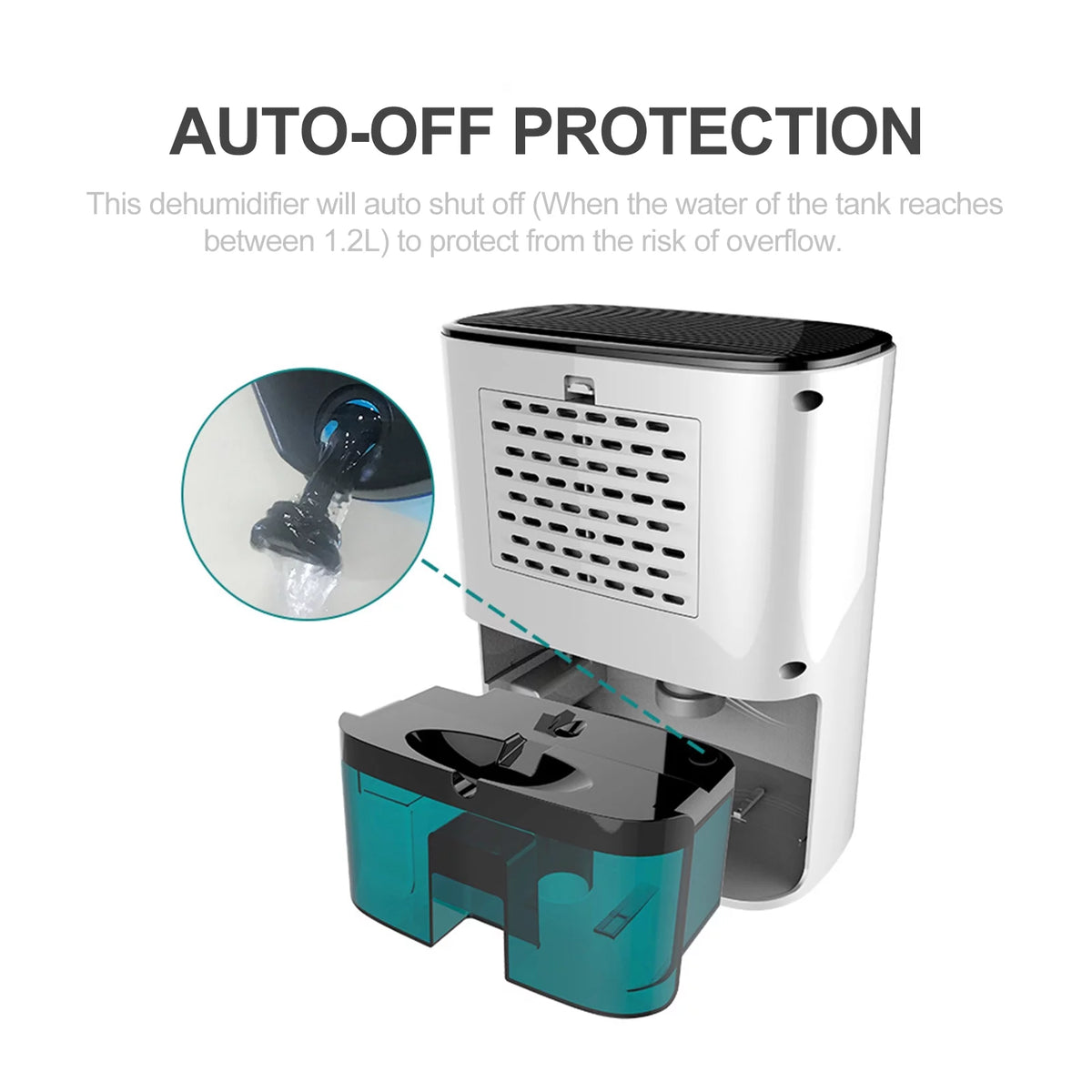 1200mL Portable Dehumidifier T46912