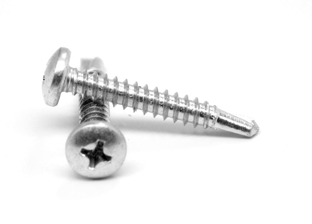 Self Drilling Screw Phillips Pan Head Low Carbon Steel Zinc Plated C28680