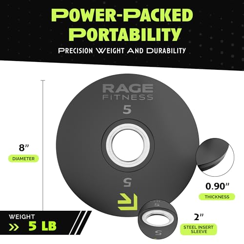 Rubber Coated Cast Iron Weight Plates with 2" Steel Insert P830