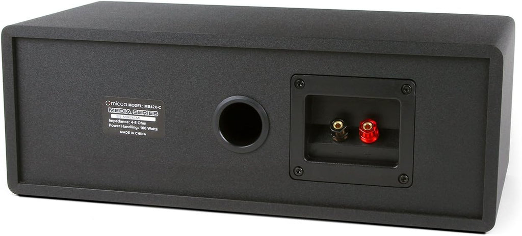 Black 2-Way Center Channel Speaker N612