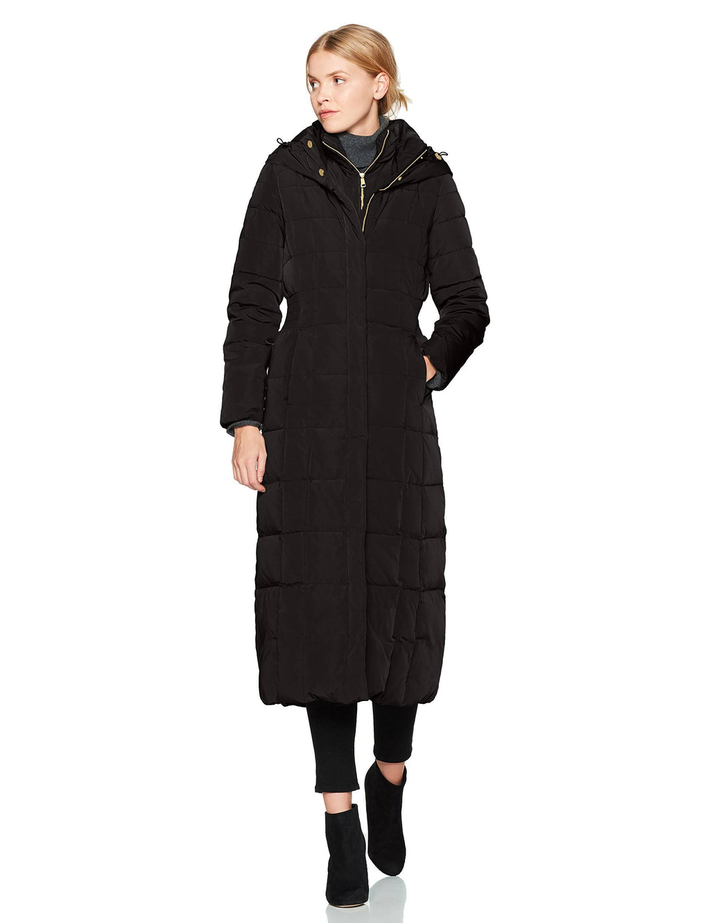 Black Maxi Puffer Coat M384