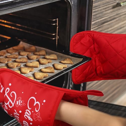 12 Pcs Red Green Pot Holders with Pockets Oven Mitts H776495