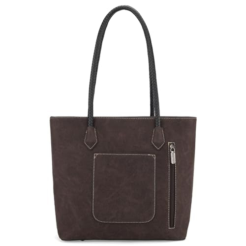 Large Woven Tote Bag with Zipper W134393