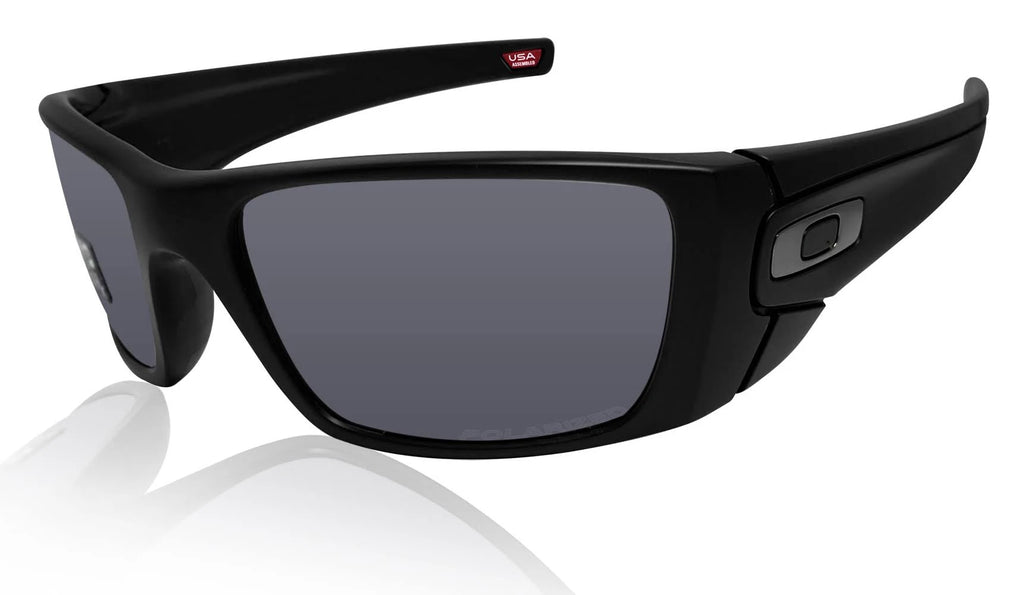 Matte Black/Grey Polarized Sunglasses P100