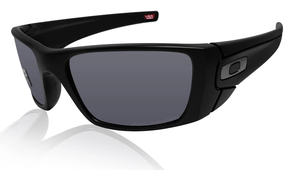 Matte Black/Grey Polarized Sunglasses P100