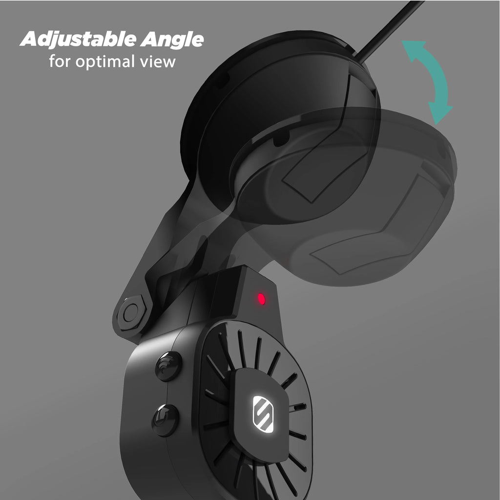 Full HD Smart Windshield Mount Car Dash Cam Black H1492
