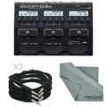 Multi-Effects Processor for Electric Guitar with Cables and Cleaning Cloth S247