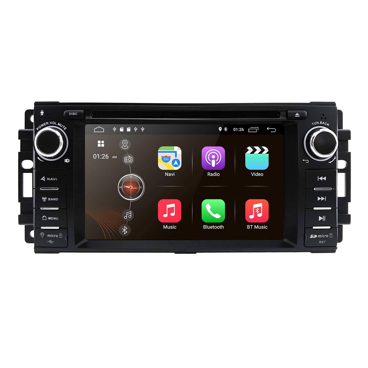 In Dash Car Stereo CD DVD Player D7205