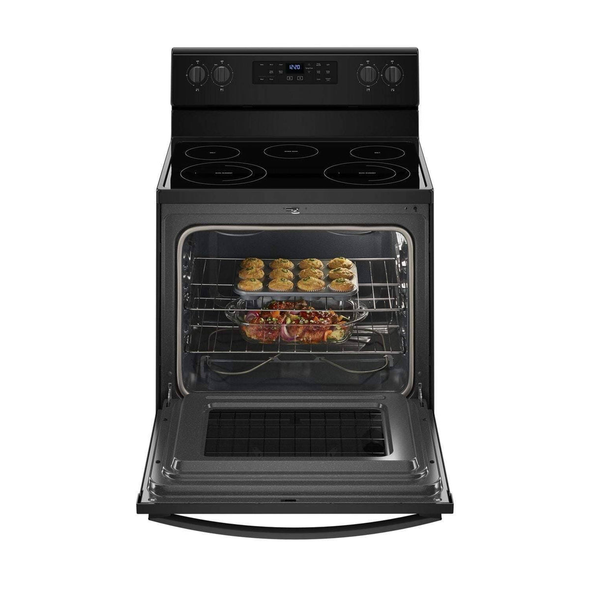 Black Freestanding Electric Range 5.3 cu ft E728