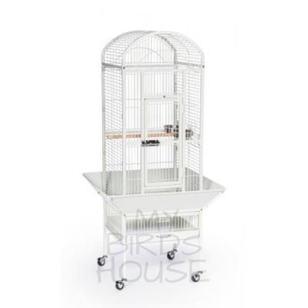 Small Pewter Bird Cage W2056
