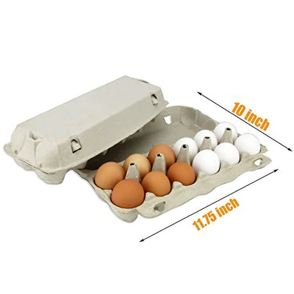 [18 Pack] Printed Pulp Egg Cartons V281