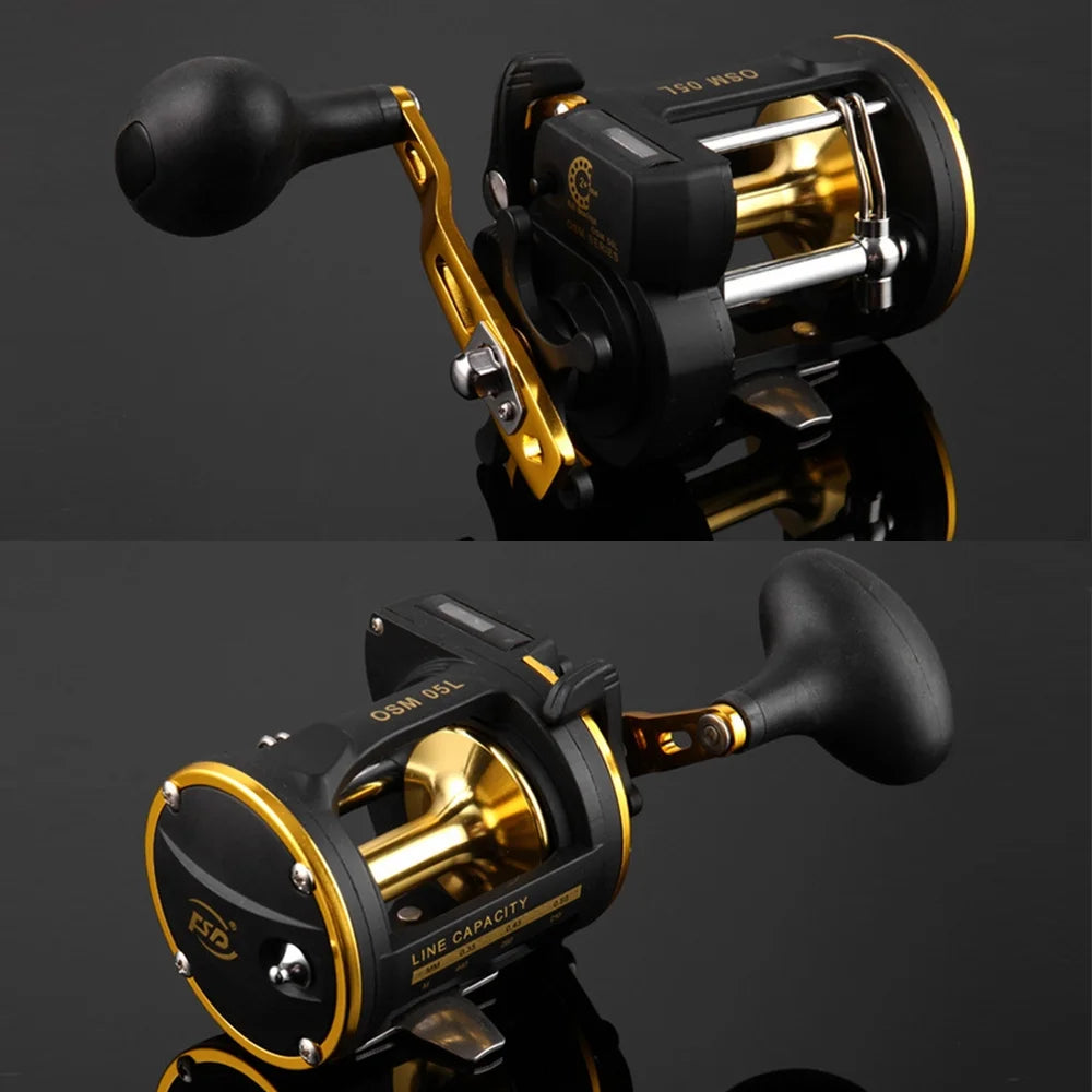 Full Metal Trolling Fishing Reel K7229