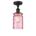 Oil Rubbed Bronze 1 Light Semi-Flush Mount B347513