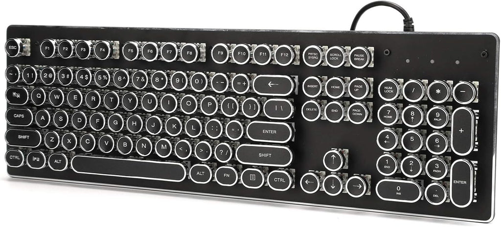 Black 104 Keys Wired Mechanical Gaming Keyboard C5020