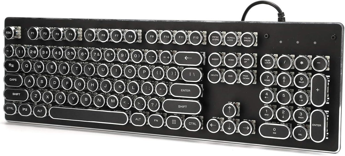 Black 104 Keys Wired Mechanical Gaming Keyboard C5020