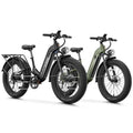M1 Pro Electric Bike, 1800W Peak Motor, 48V 17.5Ah, 26'' x 4.0'' Fat Tire, 7 Speed, Dual Suspension O6668