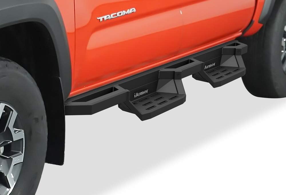 Running Boards Rocker Slider Compatible with Toyota Tacoma Double Crew Cab D988