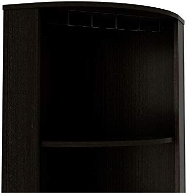 Black Corner Bar Cabinet J523027