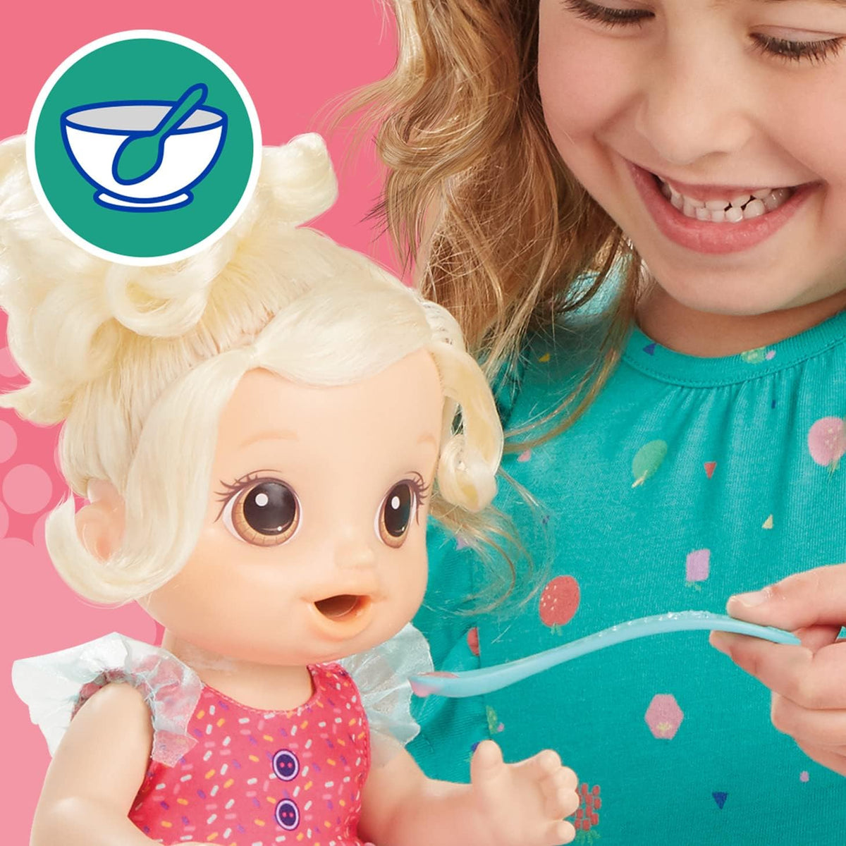 Baby Doll with Toy Blender, Blonde Hair A30689