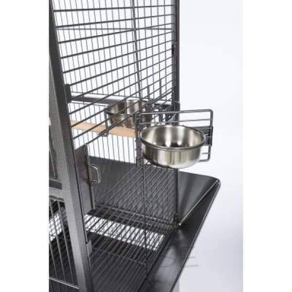 Small Pewter Bird Cage W2056