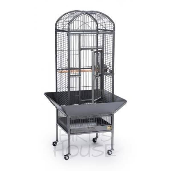 Small Pewter Bird Cage W2056