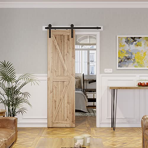 6.6FT Barn Door Hardware Kit I1765