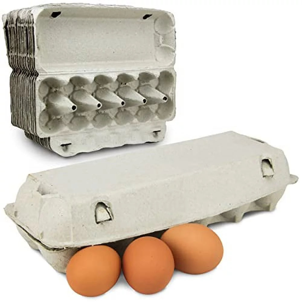 [18 Pack] Printed Pulp Egg Cartons V281
