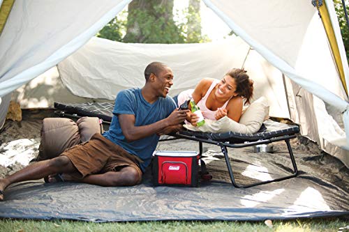 Folding Steel Camp Cot with Mattress Pad N5107