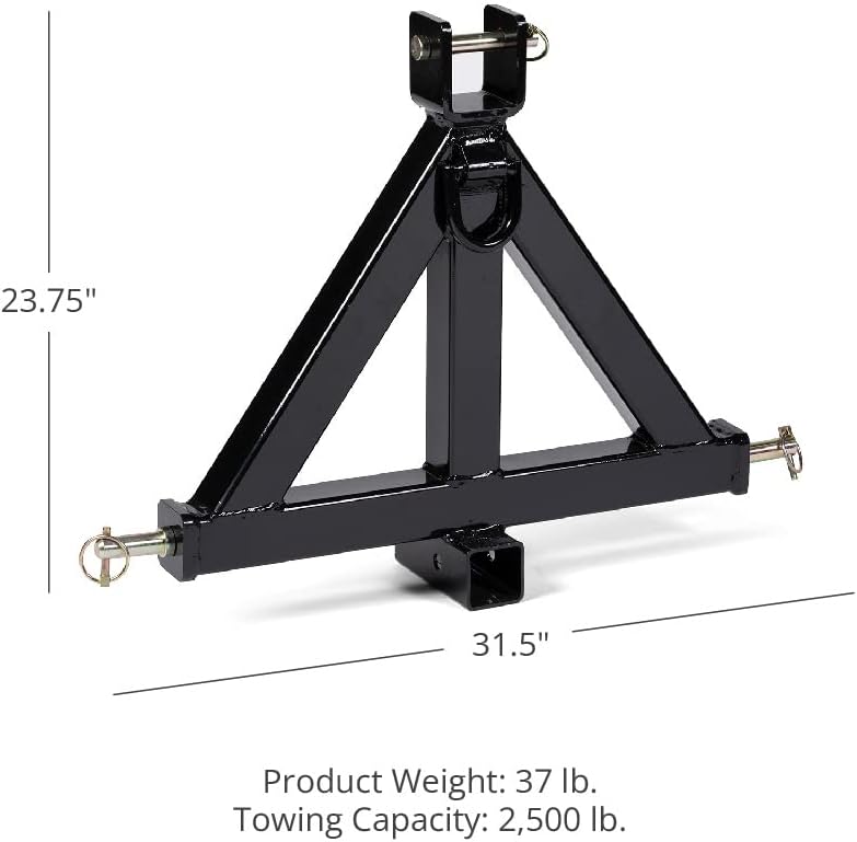 Heavy Duty 3 Point Trailer Hitch Category 1 V9220
