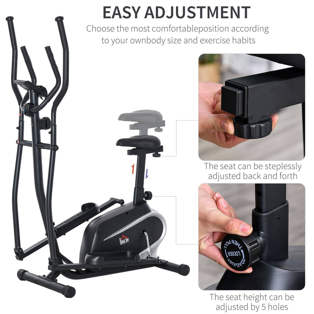 Magnetic Elliptical Cross Trainer with Flywheel & LCD B83717